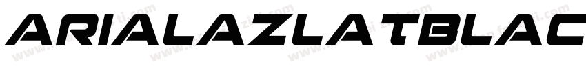 arialazlatblackcond condensed字体转换